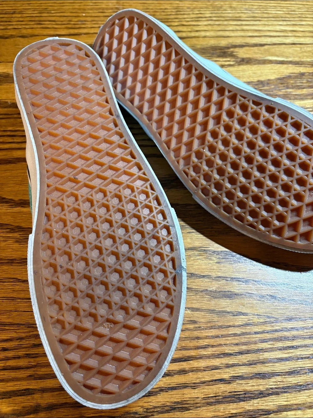 Vans Slip-On Athletic Shoes in Teal and White - Picture 7 of 7
